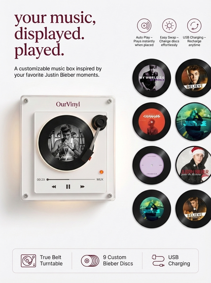 Mini Vinyl Music Player